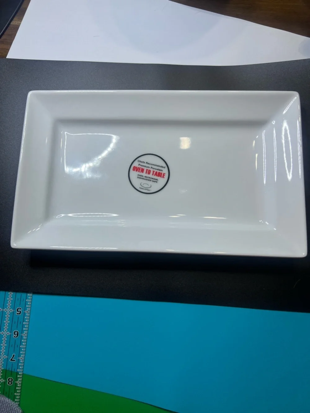 Oven-to-Table Rectangular White Platter - Picture 1 of 4